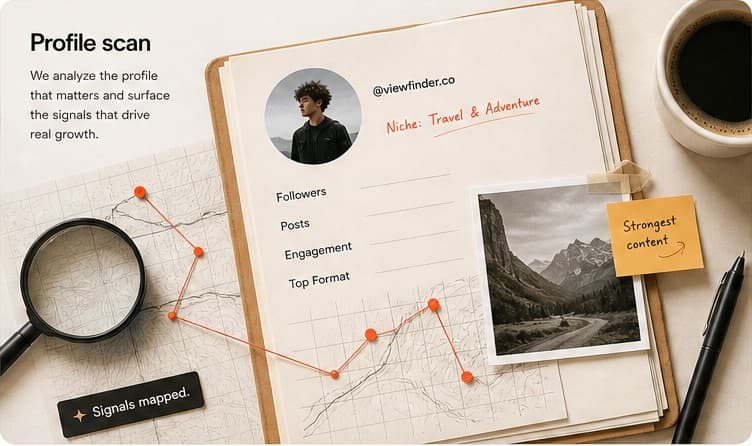 Profile scan report preview